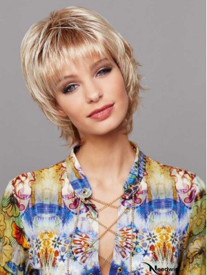 Short Straight Blonde Better Lace Wigs