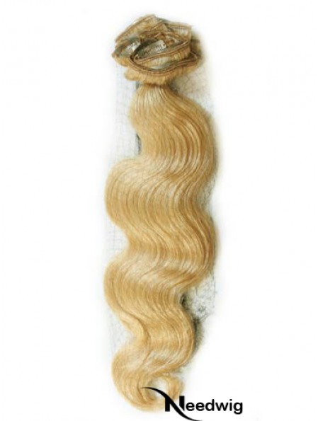 Blonde Wavy Gorgeous Remy Human Hair Tape In Hair Extensions