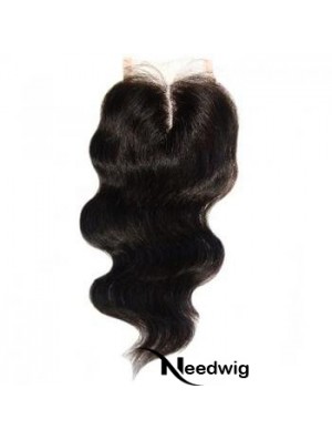 High Quality Black Long Wavy Lace Closures