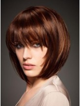 Lace Front Wigs Straight Style Chin Length Bobs Cut