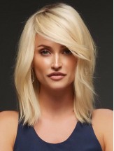 Buy Blonde Layered Wavy 14 Inch Remy Hair Wigs