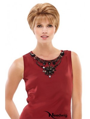 Boycuts Short Blonde Straight Style Petite Wigs