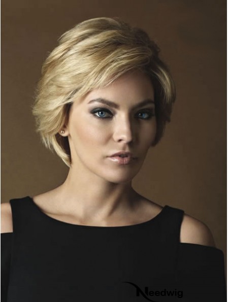 Lace Front Wigs Cheap Layered Cut Straight Style Short Length