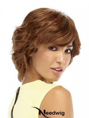 11 inch Great Auburn Layered Monofilament Wigs