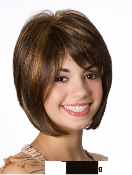 Lace Front Straight 10 inch Brown Bob Hairstyles