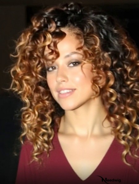 Top Long Brown Kinky Capless Wigs