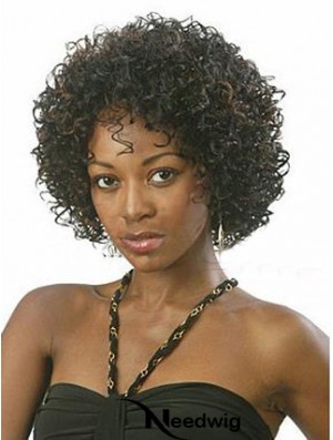 New 10 inch Chin Length Kinky Wigs For Black Women
