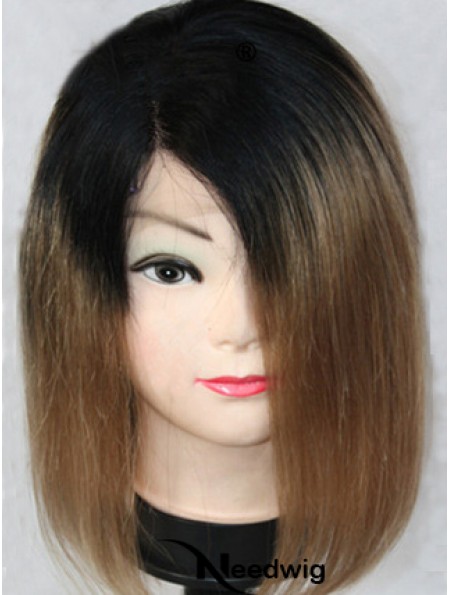 High Quality 12 inch Shoulder Length Straight Wigs For Black Women