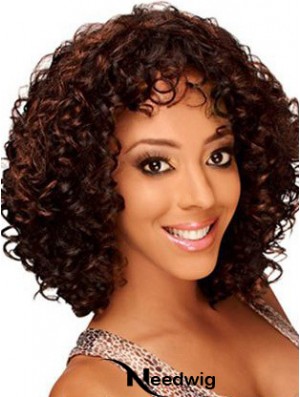 Sleek 12 inch Short Kinky Wigs For Black Women