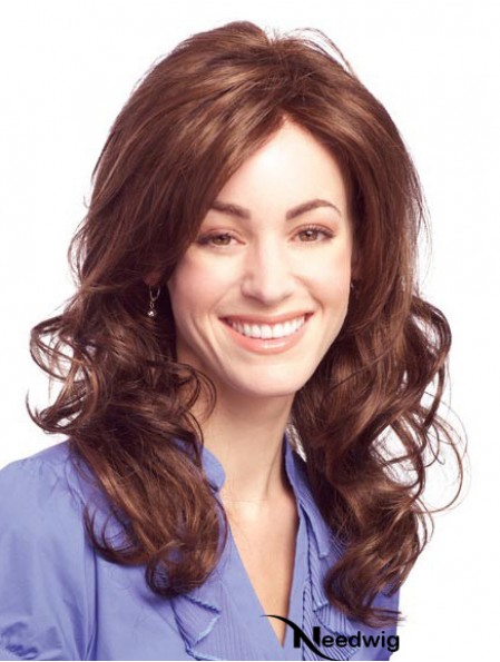 Top Auburn Long Without Bangs Wavy Glueless Lace Front Wigs