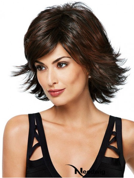 Auburn Chin Length Wavy Layered 10 inch Best Medium Wigs