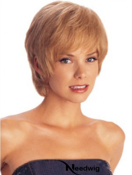 Short Layered Straight Auburn Amazing Synthetic Wigs