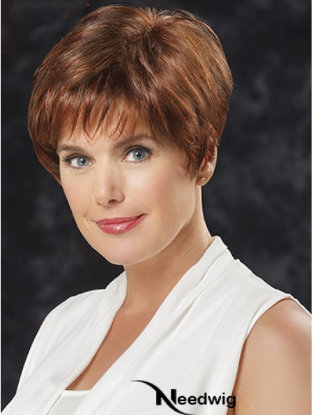 Straight With Bangs 6 inch Fabulous Short Wigs