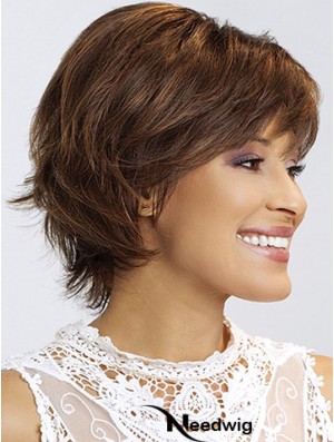 Wavy With Bangs 8 inch Stylish Short Wigs