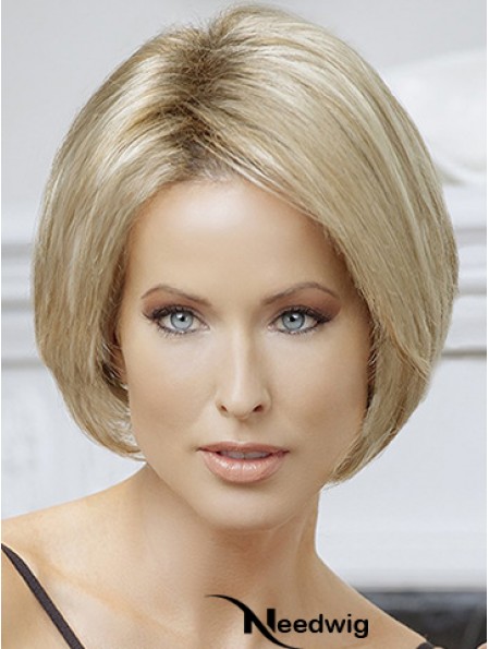 Bobs Blonde Straight Chin Length 10 inch Online Medium Wigs