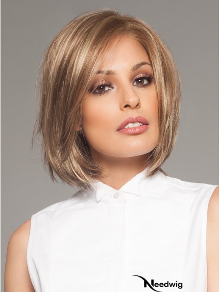 Chin Length Blonde Gorgeous 10 inch Straight Bob Wigs