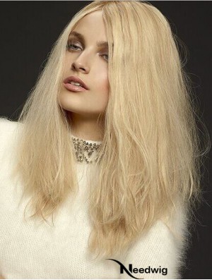 Wavy Layered Lace Front Cheap 18 inch Blonde Long Wigs