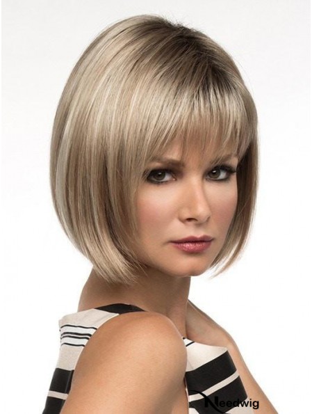 10 inch Short Capless Blonde Bob Wig