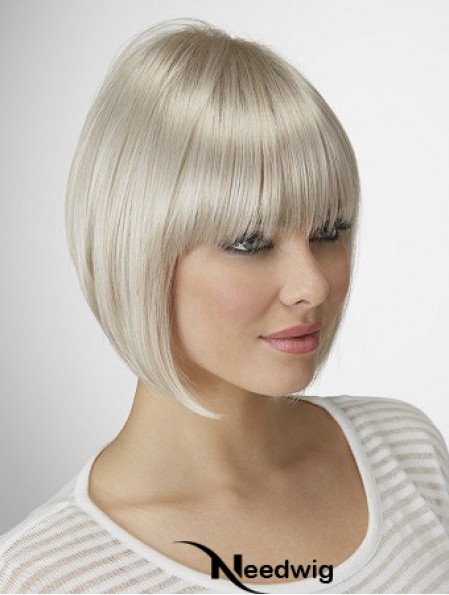 Straight Chin Length 10 inch Capless Great Bob Wigs