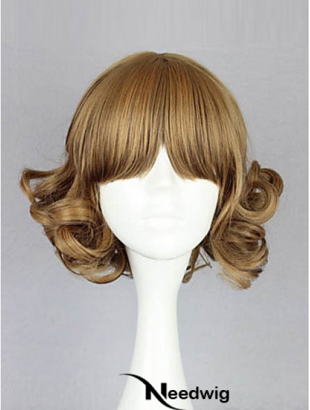 Capless Chin Length Wavy Blonde Amazing Bob Wigs