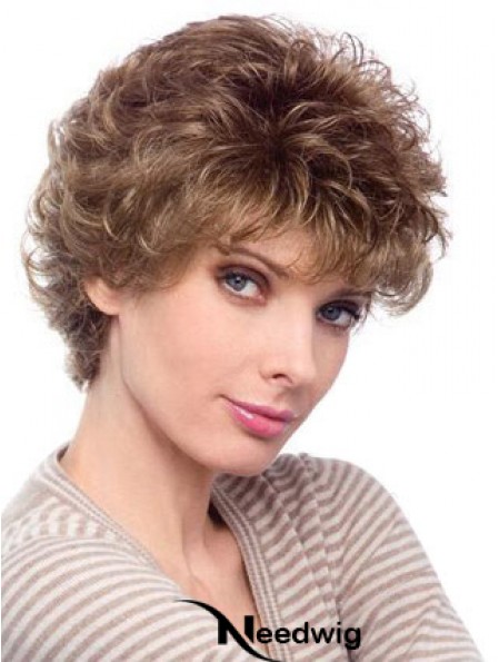 Layered Short Auburn UK Wigs