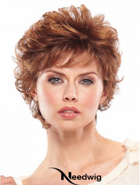 Auburn Short Wavy Classic Capless Wig Sale Online