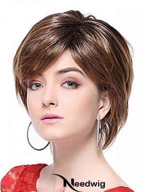 Synthetic Chin Length Straight Capless Online Wigs UK