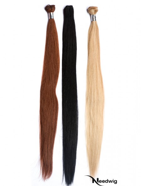 Straight Remy Human Hair Auburn Hairstyles Weft Extensions