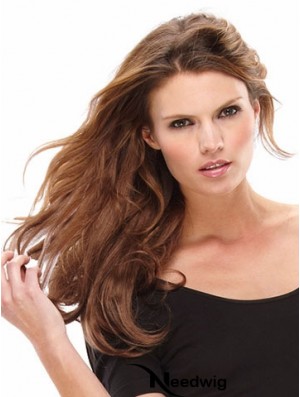 Top Brown Curly Synthetic Clip In Hair Extensions