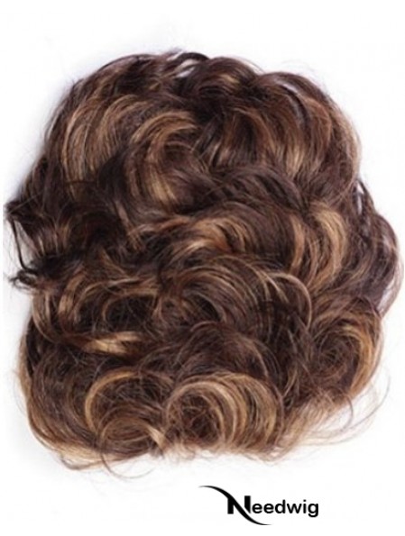 Good Auburn Curly Remy Human Hair Clip In Hairpieces