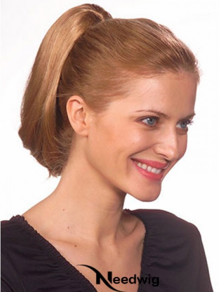 Fashionable Straight Brown Ponytails